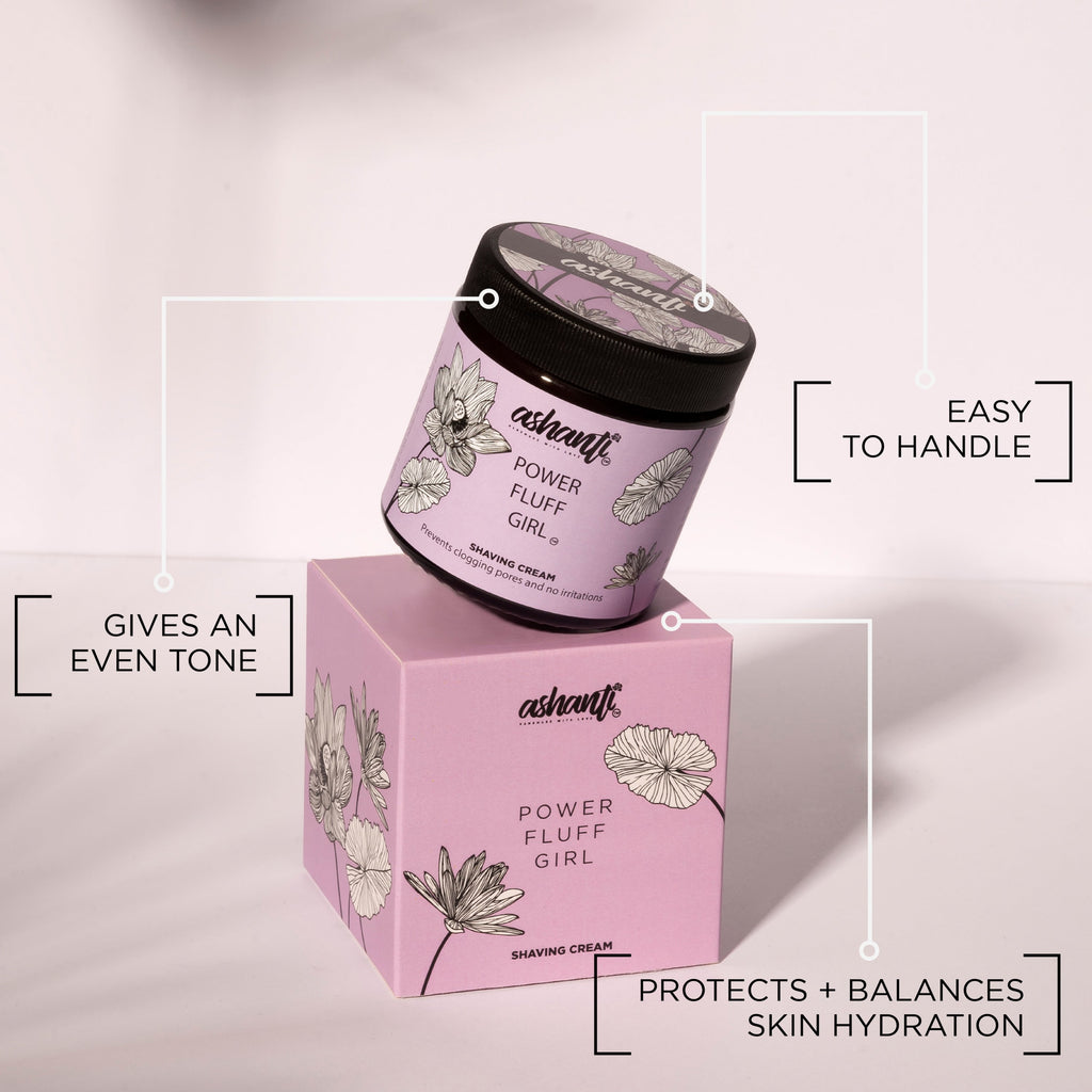 POWER FLUFF GIRL - SHAVING EXFOLIATE CREAM POWER FLUFF GIRL - SHAVING